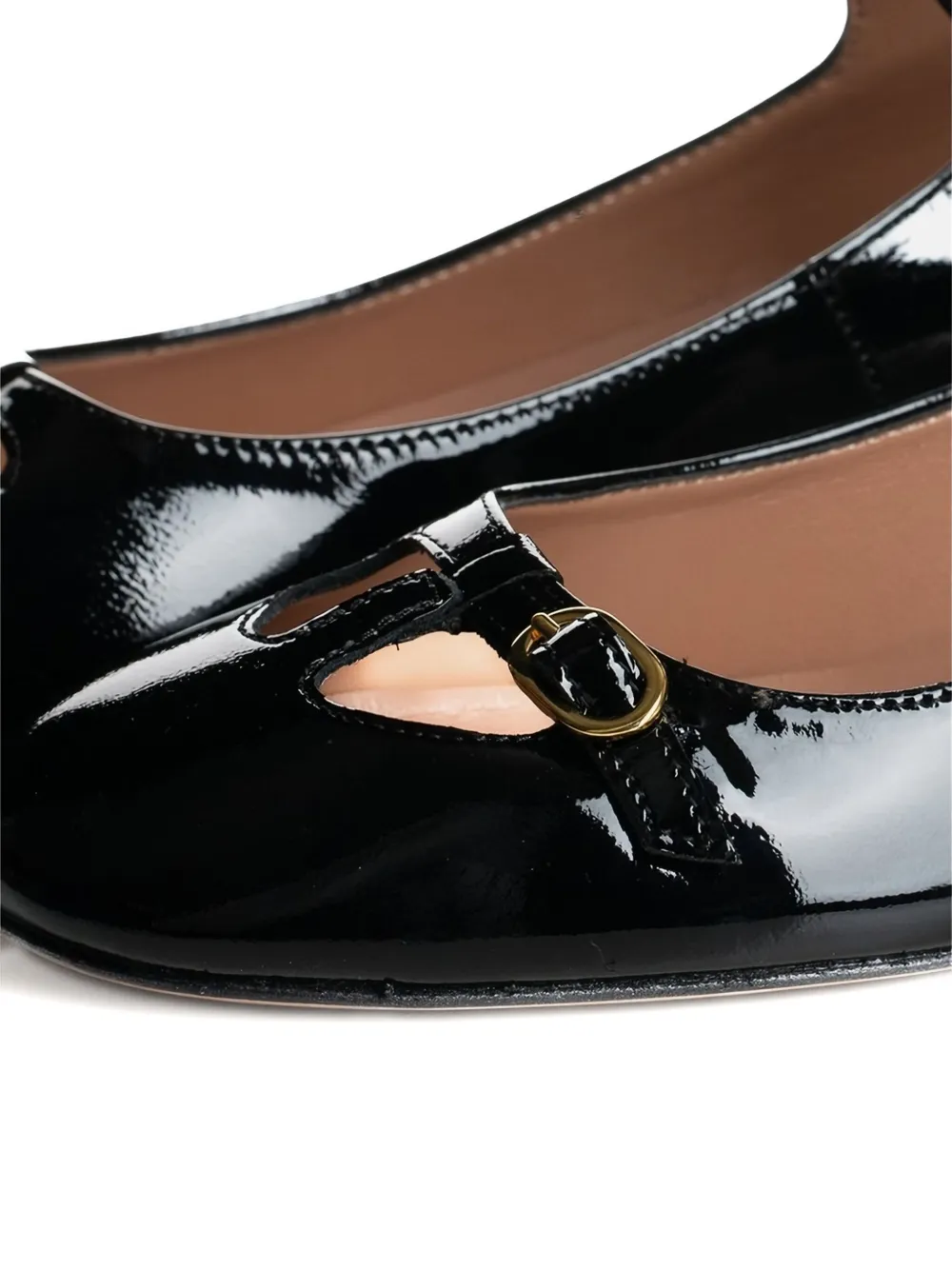 Poche Paris buckle-detail patent leather pumps Undefined
