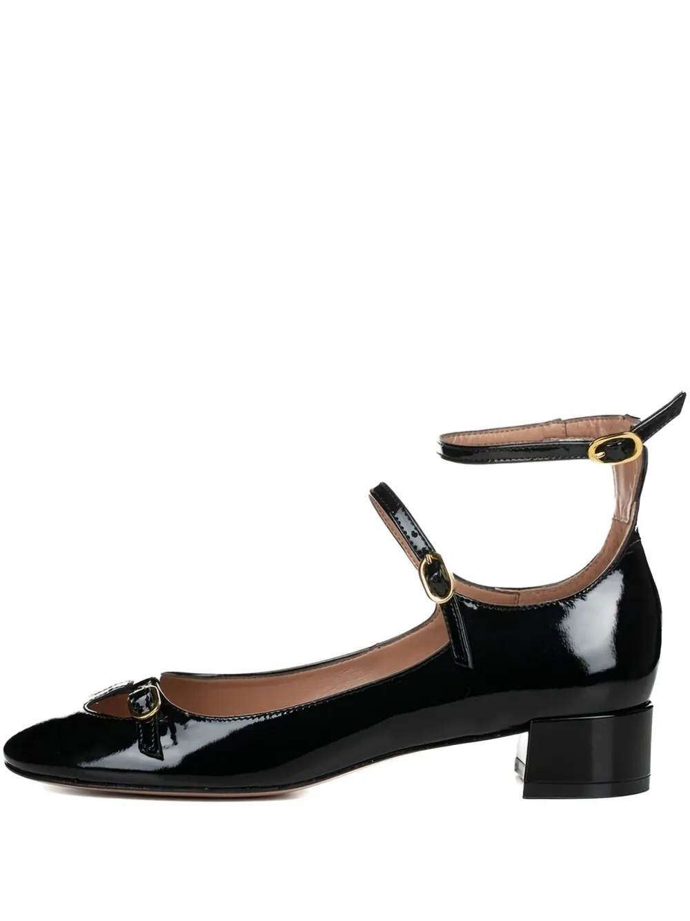 Poche Paris buckle-detail patent leather pumps Undefined