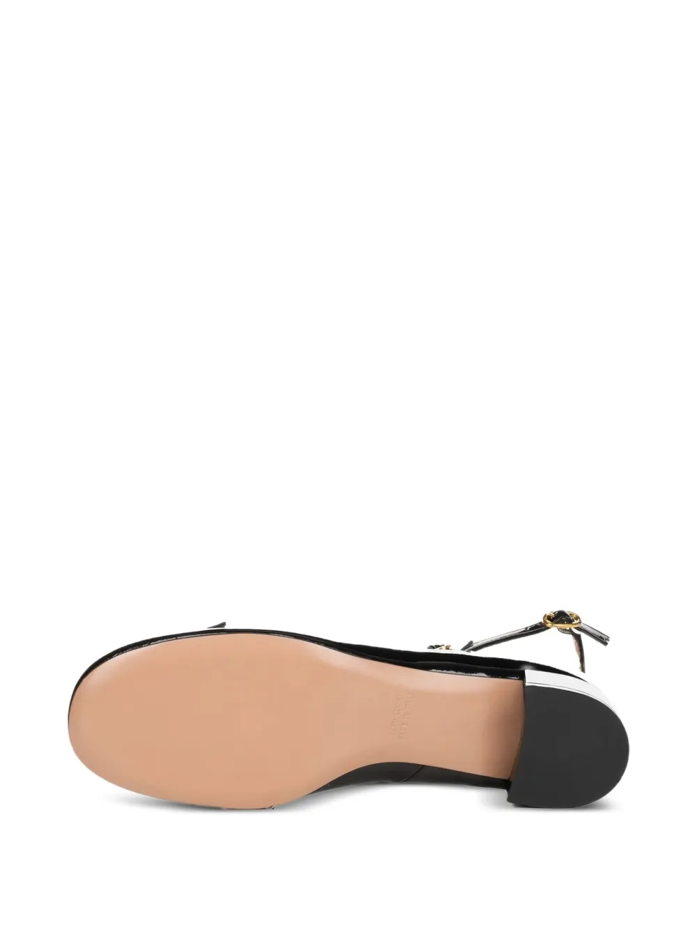 Poche Paris buckle-detail patent leather pumps Undefined