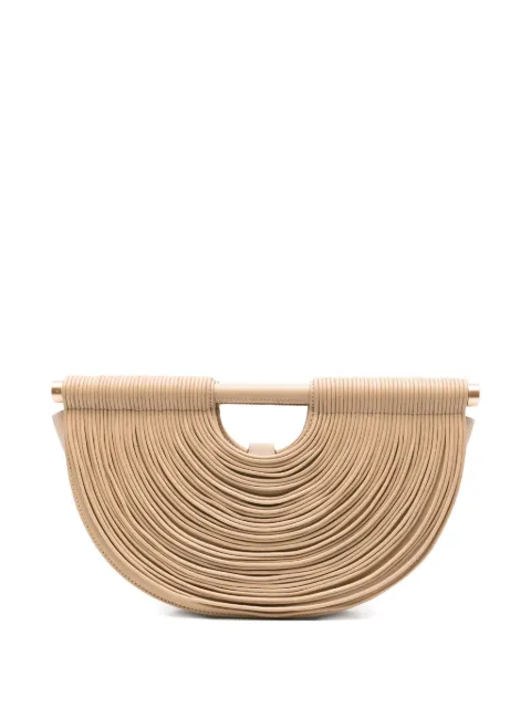 Cult Gaia Lou pleated half-moon tote bag