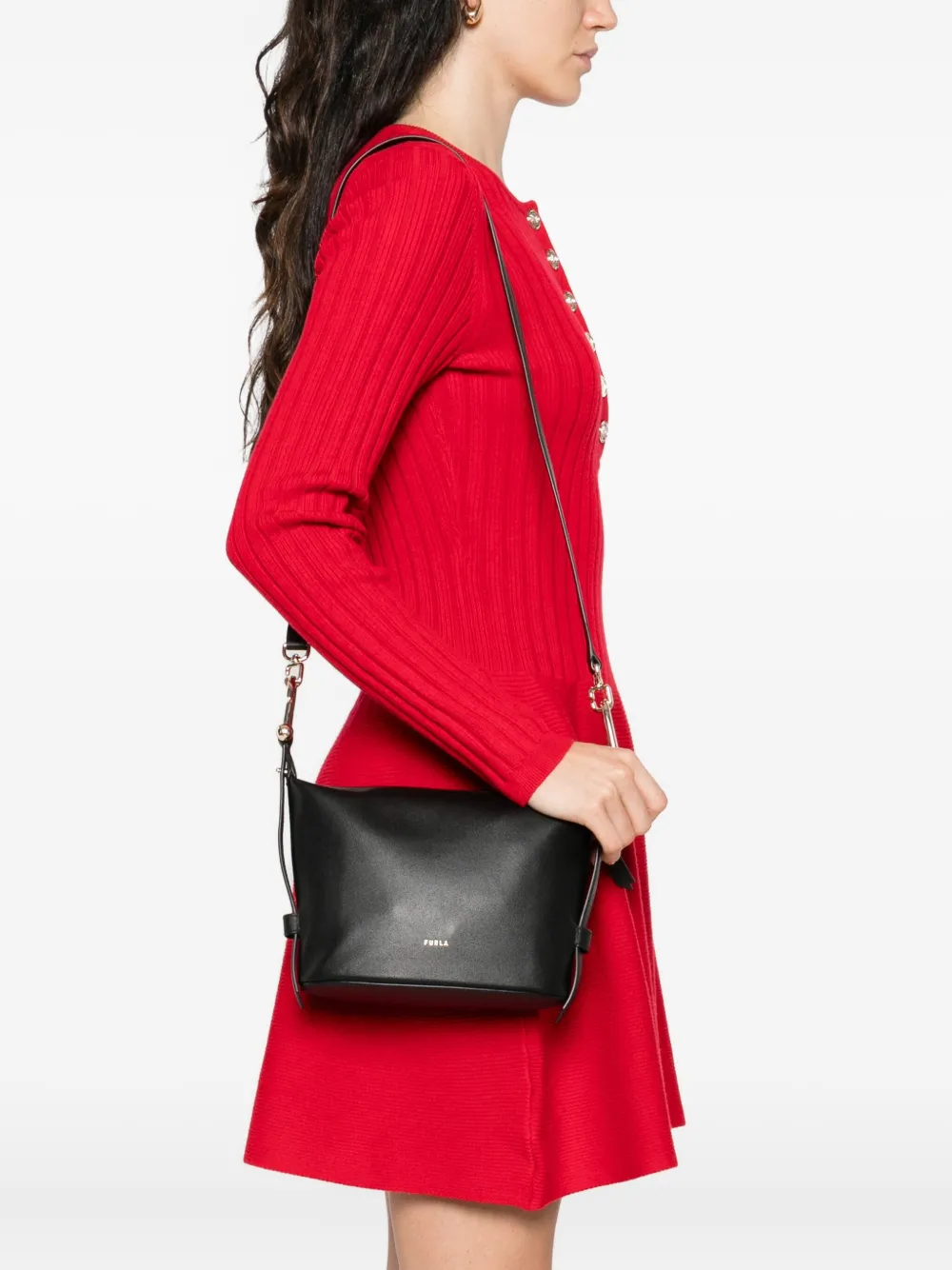 Furla Nuvola crossbodytas Zwart