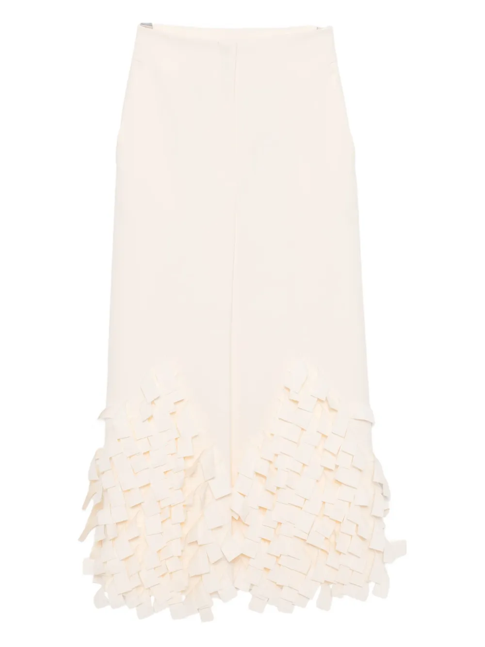 A.W.A.K.E. Mode Pantaloni con dettaglio rettangolare - Bianco