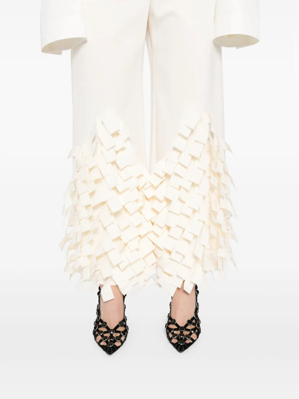 Rectangle Detail Pants