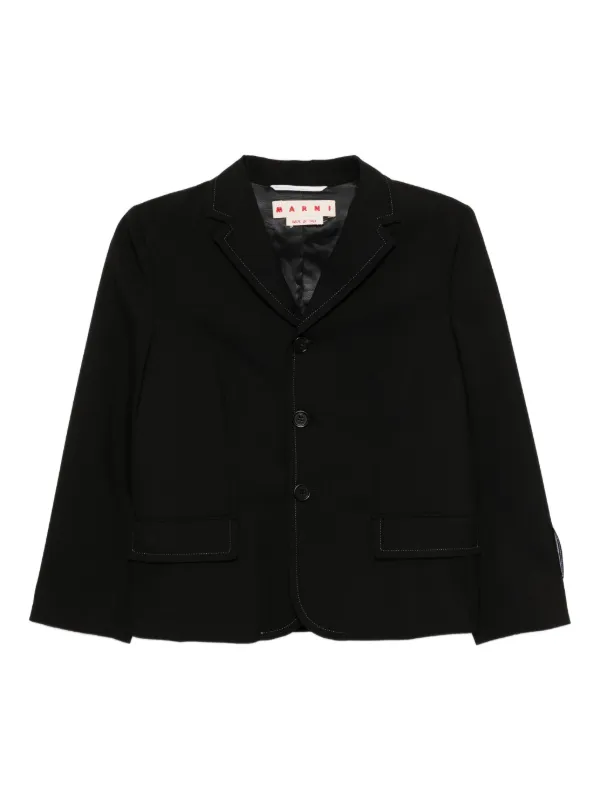 Marni テーラード シングルジャケット | ブラック | FARFETCH JP