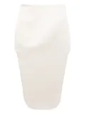 A.W.A.K.E. Mode slit skirt - White