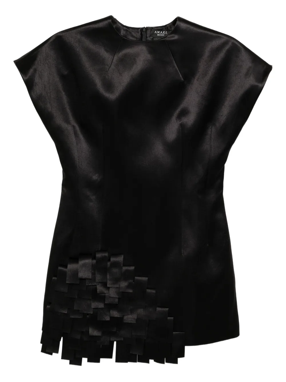 A.w.a.k.e. Rectangle-detail Top In Black