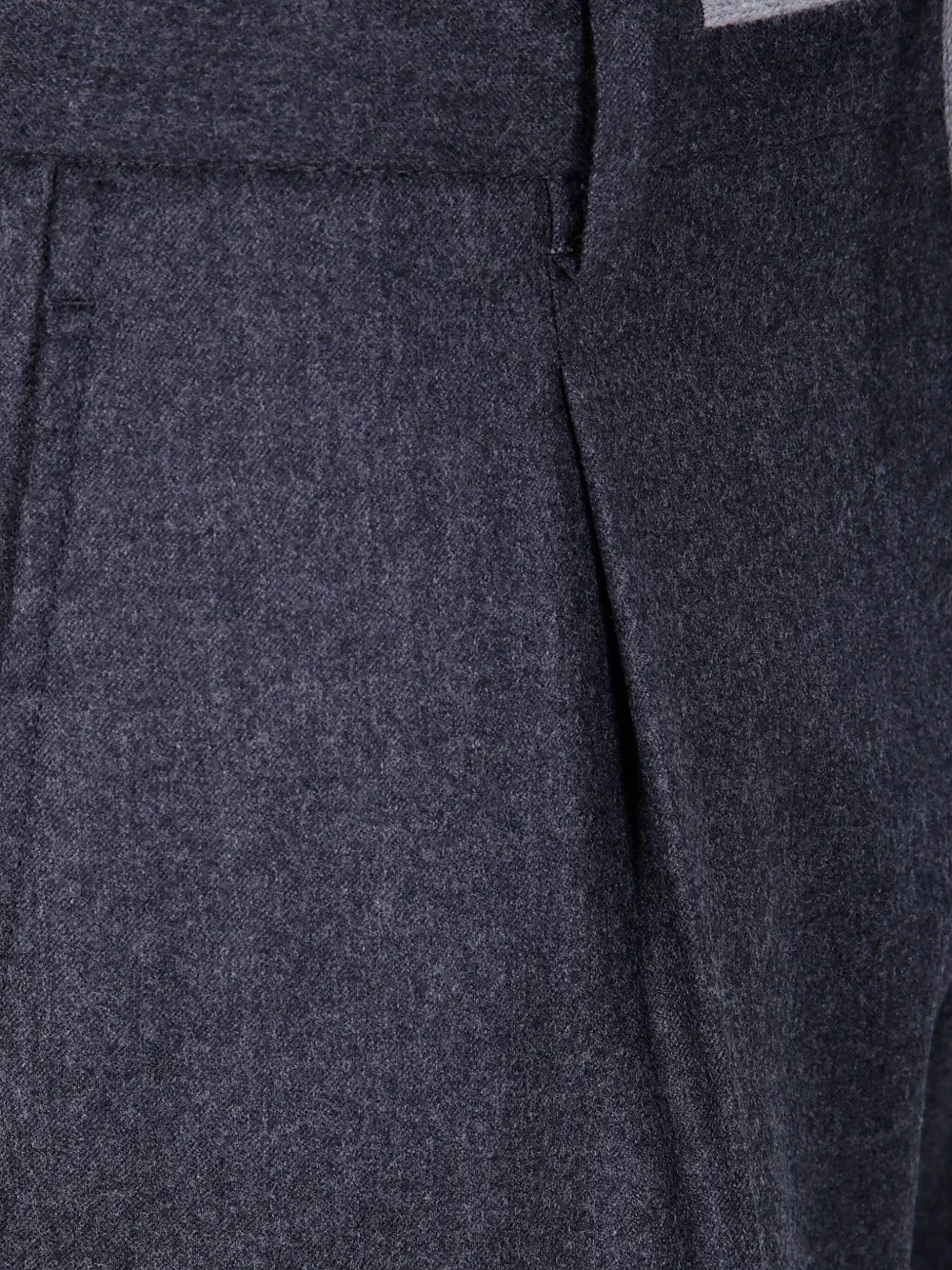 Barba Broek met trekkoord Grijs