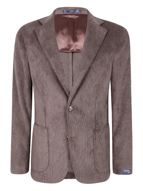Barba corduroy double-button blazer