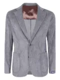 Barba corduroy two-button blazer - Grey