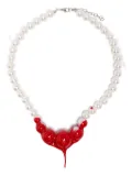 Ottolinger pearl-drop necklace - Silver