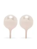 Ottolinger two-tone pearl earrings - Silver
