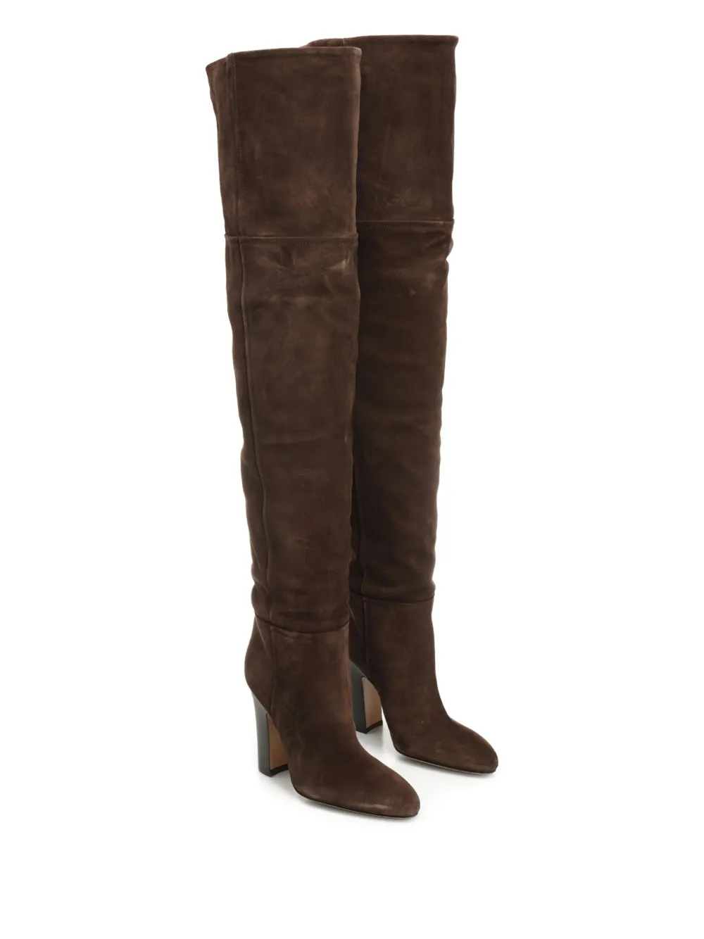 Paris Texas 100mm Lavinia suede thigh-high boots Brown