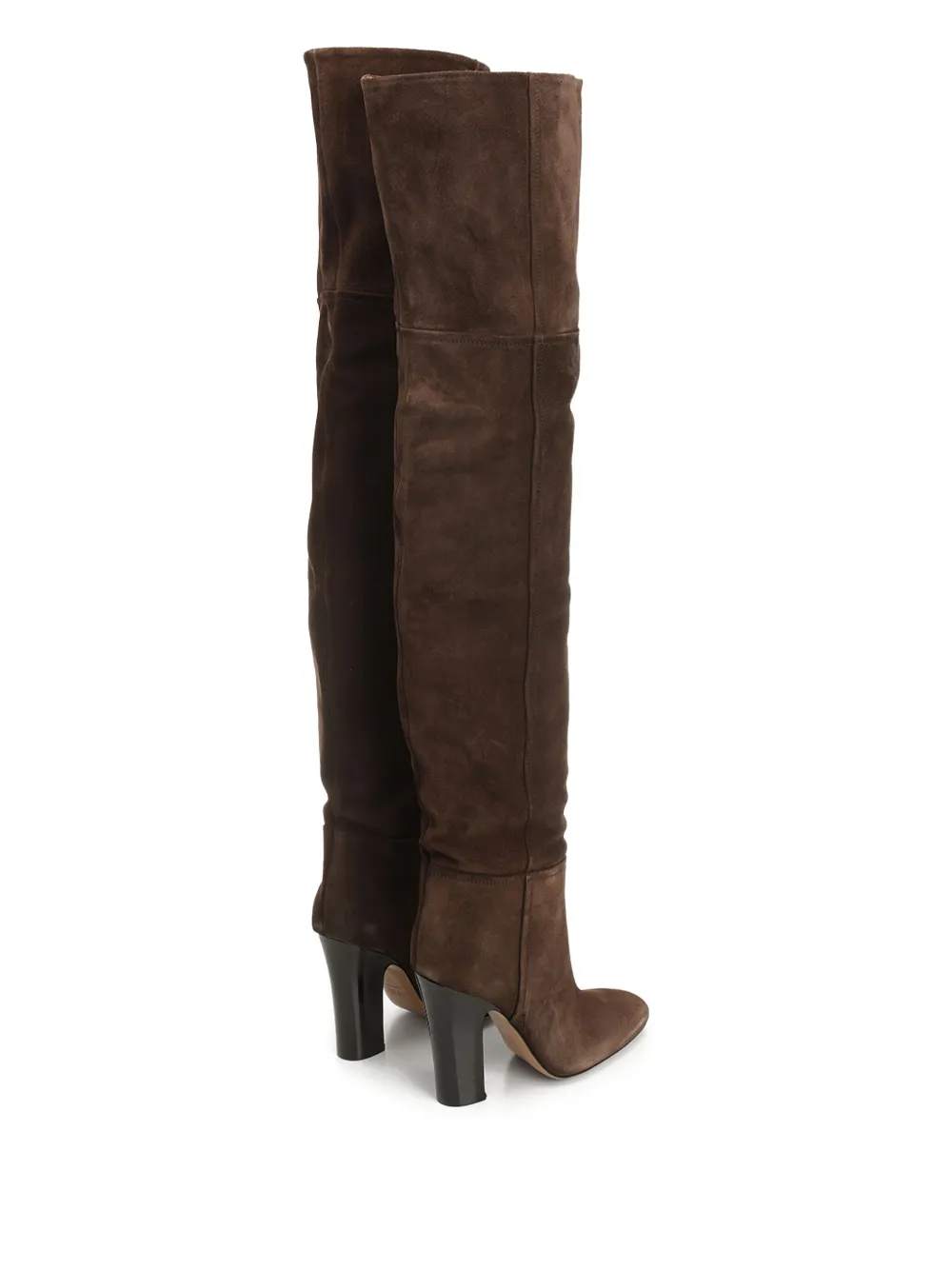 Paris Texas 100mm Lavinia suede thigh-high boots Brown