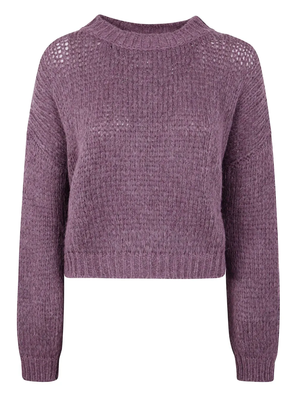 Nuur alpaca crew-neck sweater | Purple | Image 1