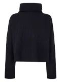 Nuur ribbed turtleneck sweater - Black