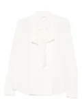 P.A.R.O.S.H. bow-detail silk blouse - White