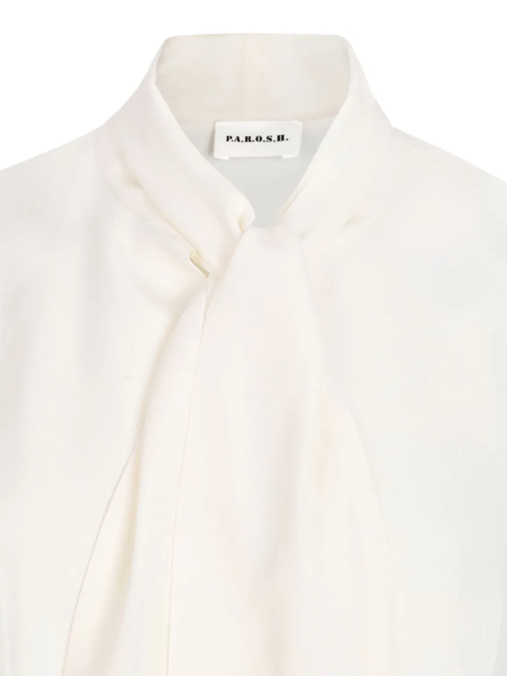 P.A.R.O.S.H. Blouse met strikdetail Wit
