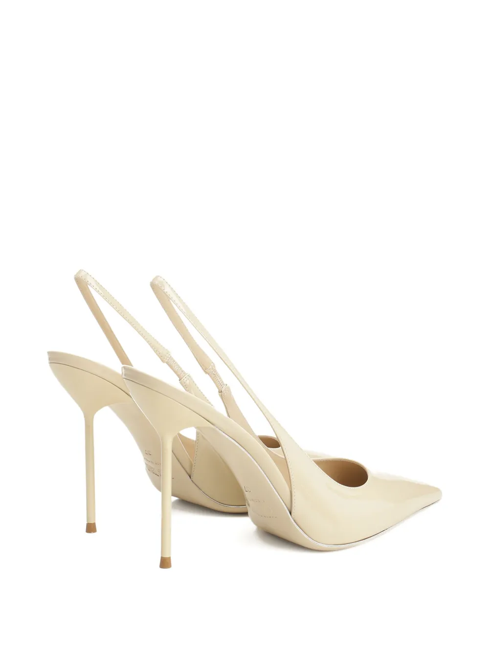 Paris Texas 105mm Lidia slingback pointed-toe pumps Neutrals