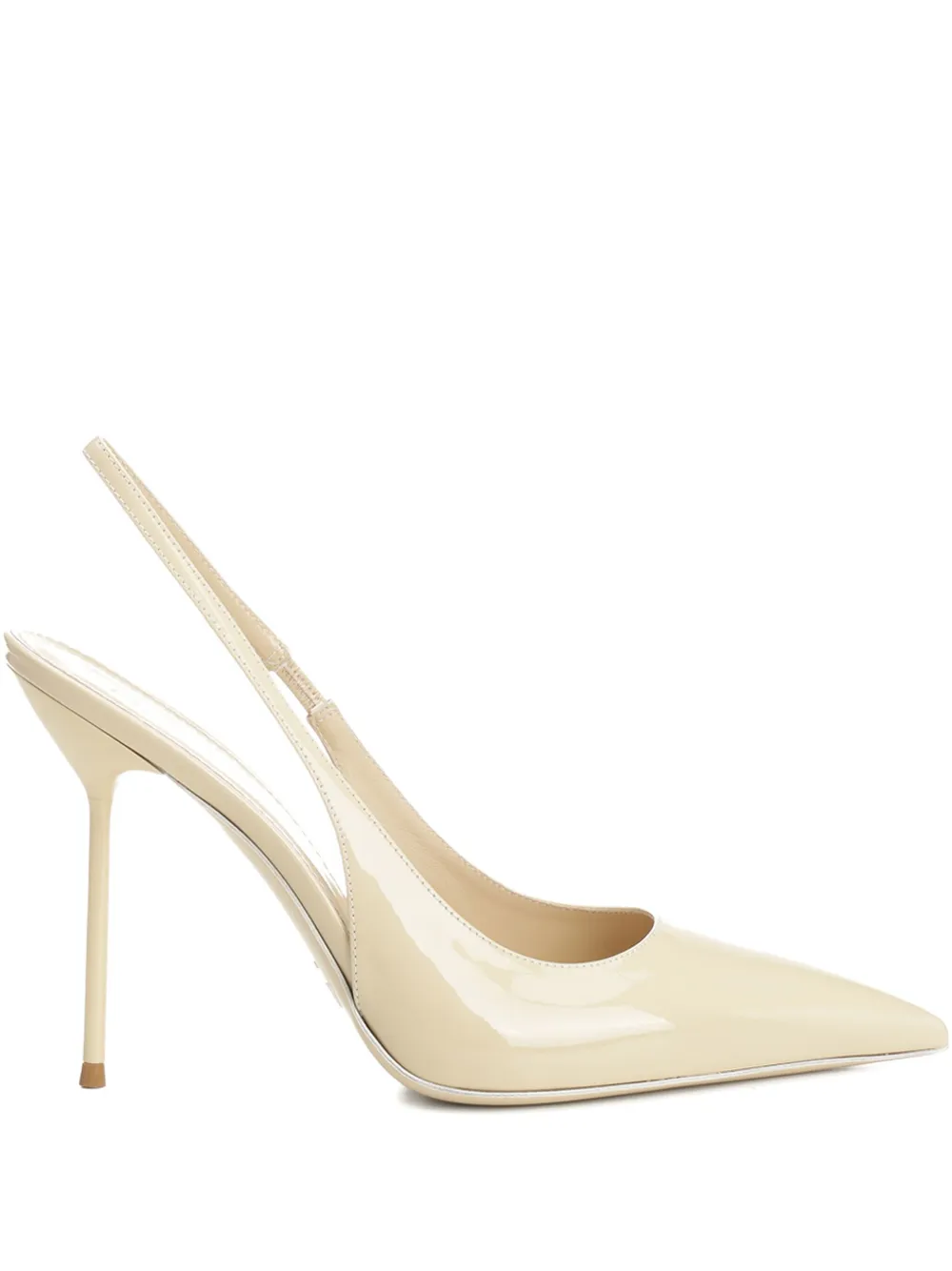 Paris Texas 105mm Lidia slingback pointed-toe pumps Neutrals