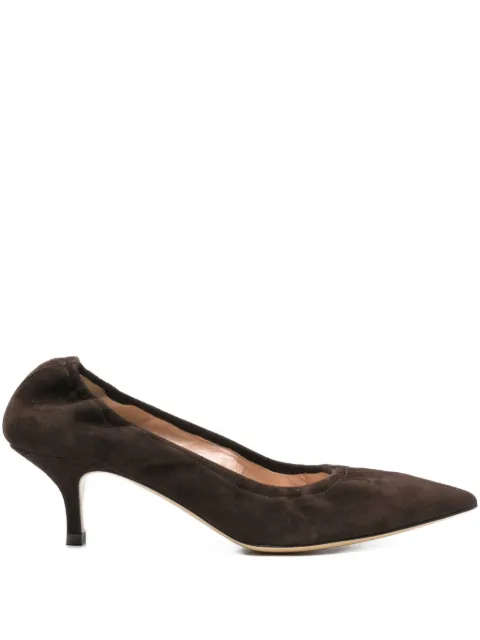 P.A.R.O.S.H. pointed-toe kitten-heel pumps