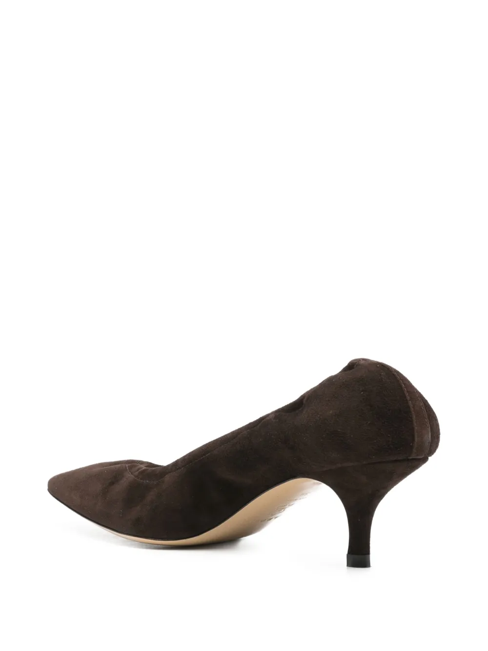 P.A.R.O.S.H. pointed-toe kitten-heel pumps Brown