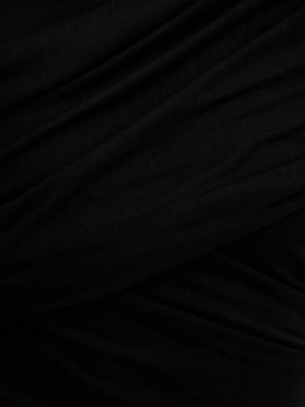 Rick Owens Lilies Gedrapeerde top Zwart