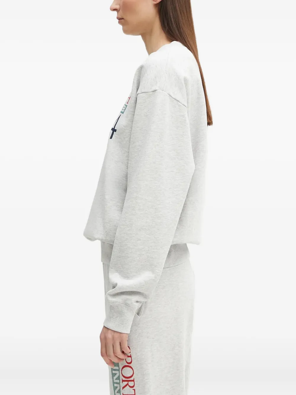 Sporty & Rich Sweater met print Grijs