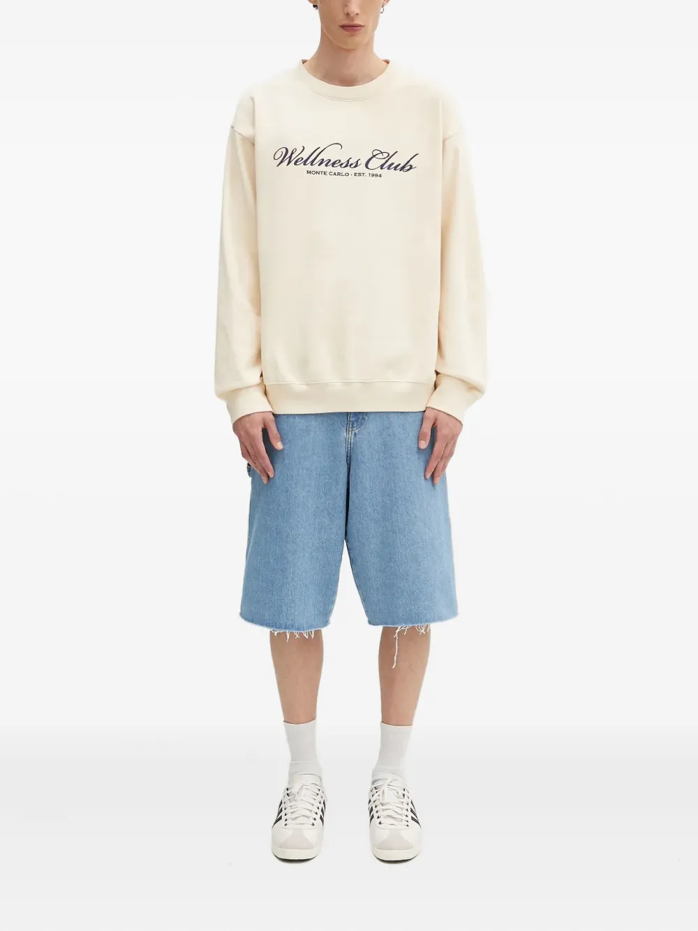 Sporty & Rich Wellness Club sweater Beige