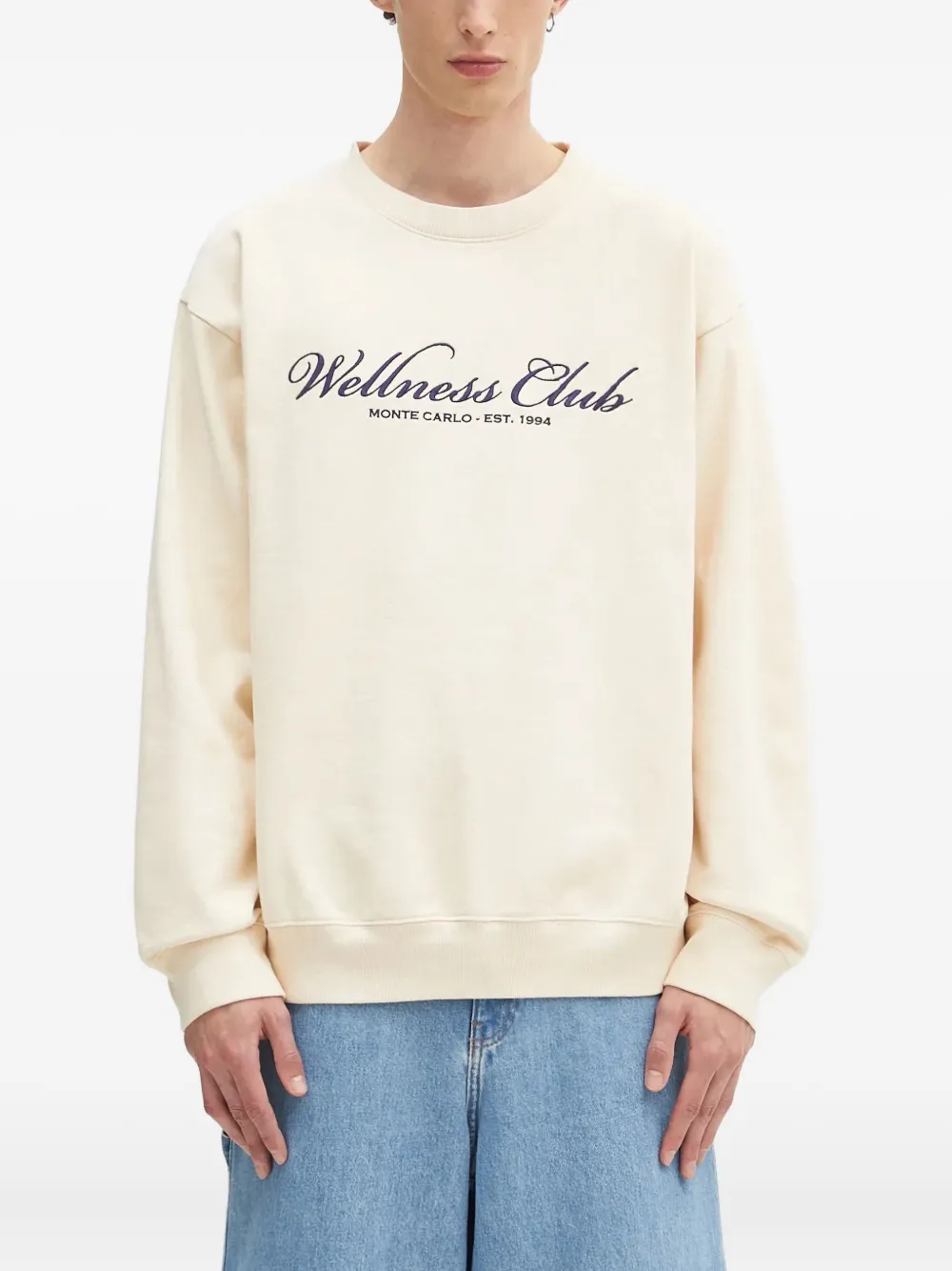 Sporty & Rich Wellness Club sweater Beige