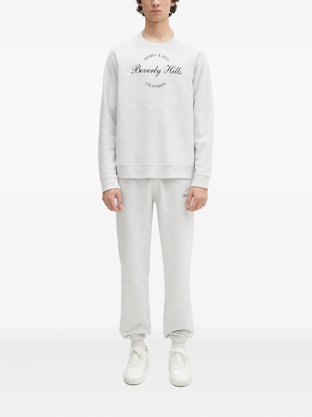 Sporty & Rich Beverly Hills sweatshirt Grijs
