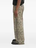 RHUDE leopard-print wide-leg trousers - Neutrals