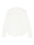 P.A.R.O.S.H. ruffled silk shirt - White