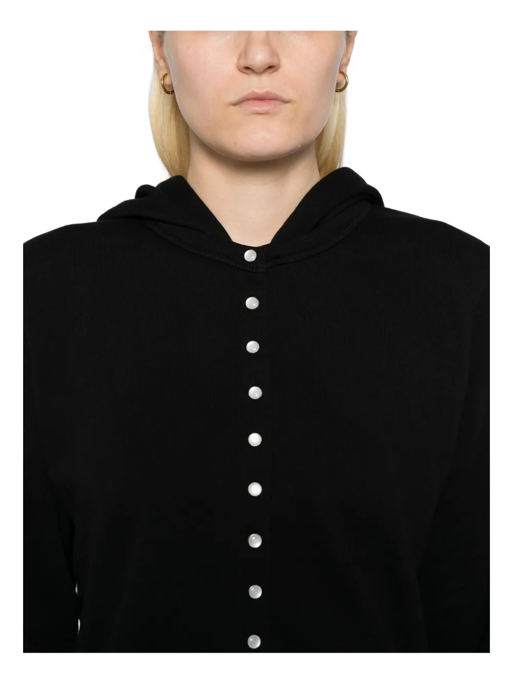 Agnès B. Button-up Jacket In Black
