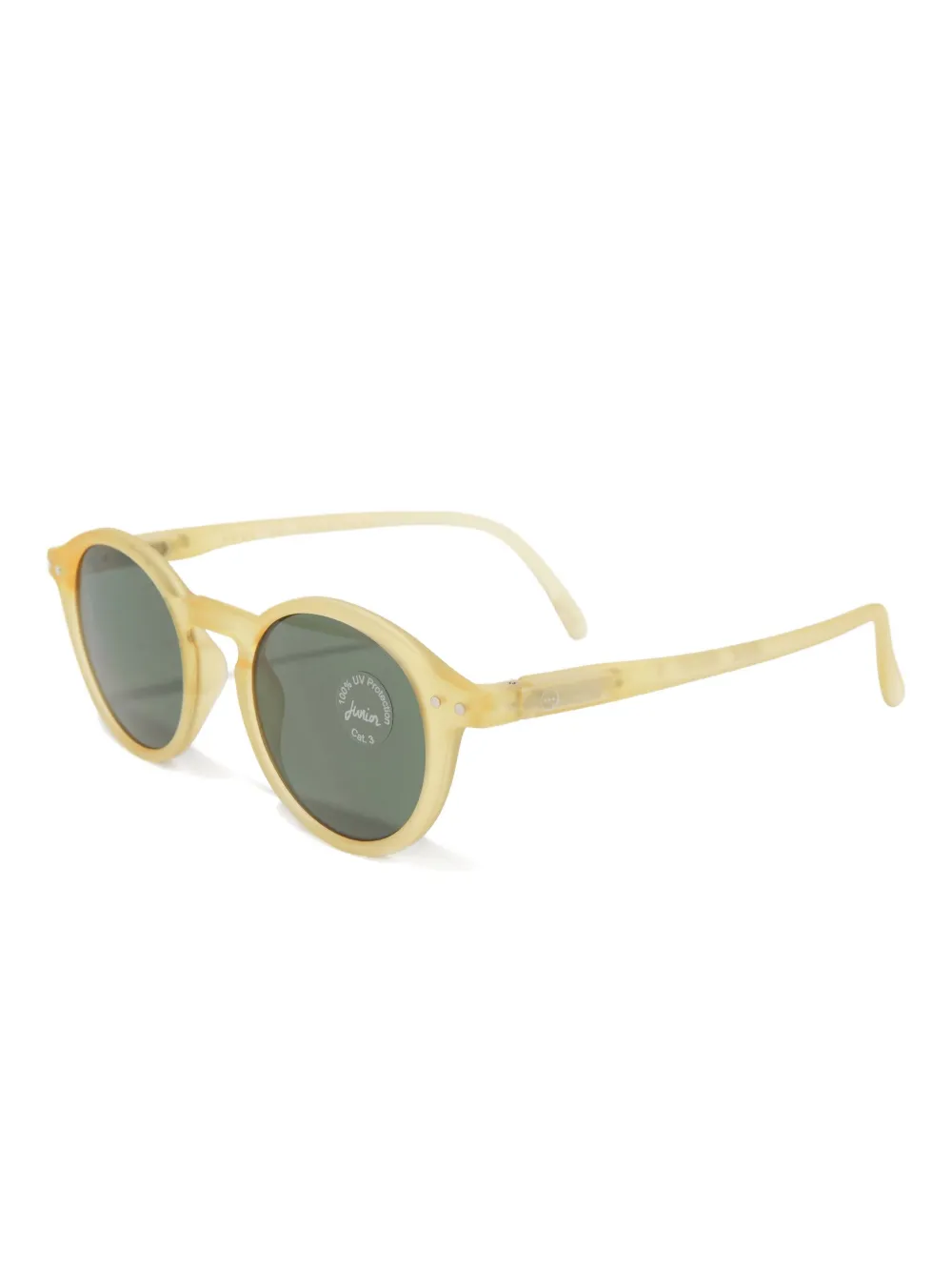 IZIPIZI KIDS #G zonnebril met rond montuur Geel