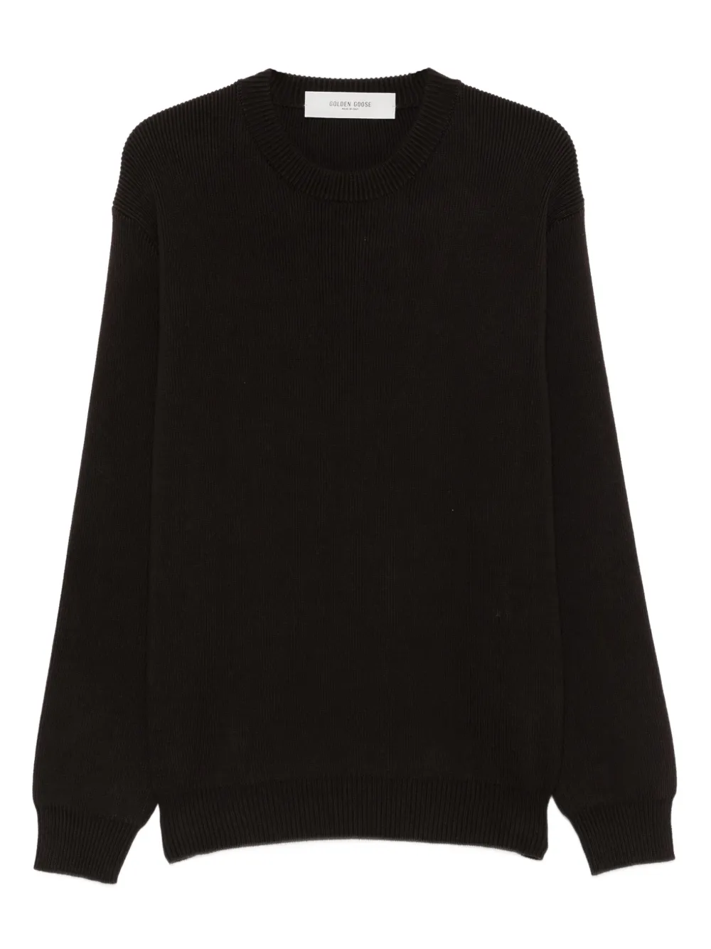 Golden Goose ribbed crew-neck sweater Bruin