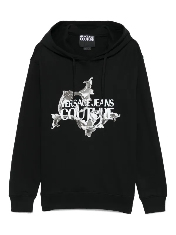 スウェット・トレーナー VERSACE JEANS COTTON HOODED SWEATSHIRT WITH ROCK LOGO 31033283_60315330_600.jpg