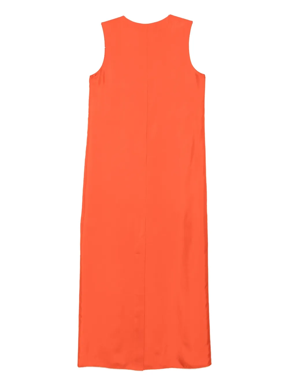 Róhe sleeveless V-neck midi dress - Oranje