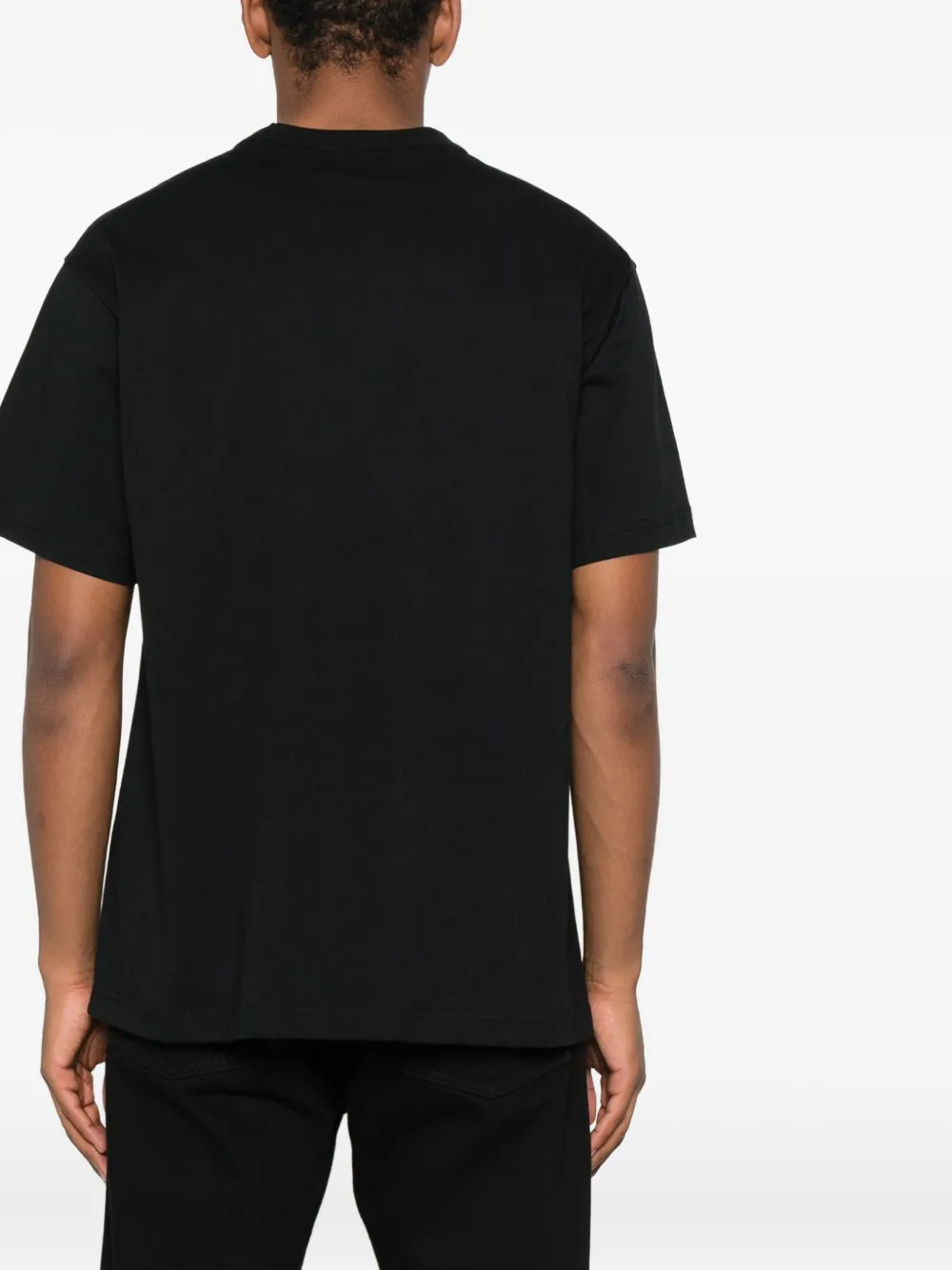 Versace Jeans Couture T-shirt met logo Zwart