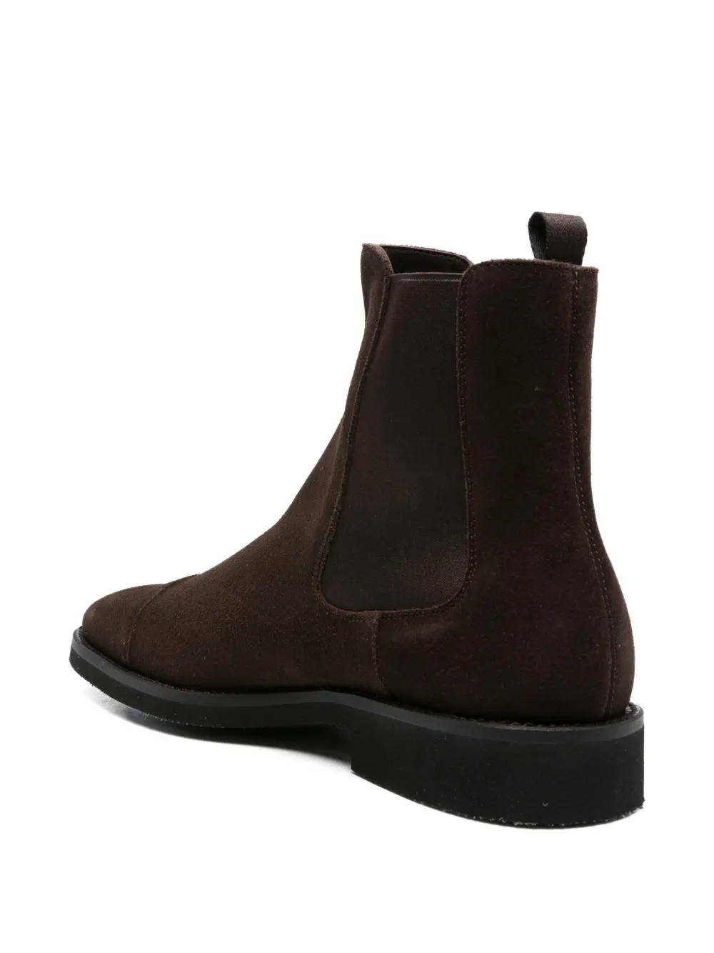 TOM FORD elastic-panel suede boots Brown