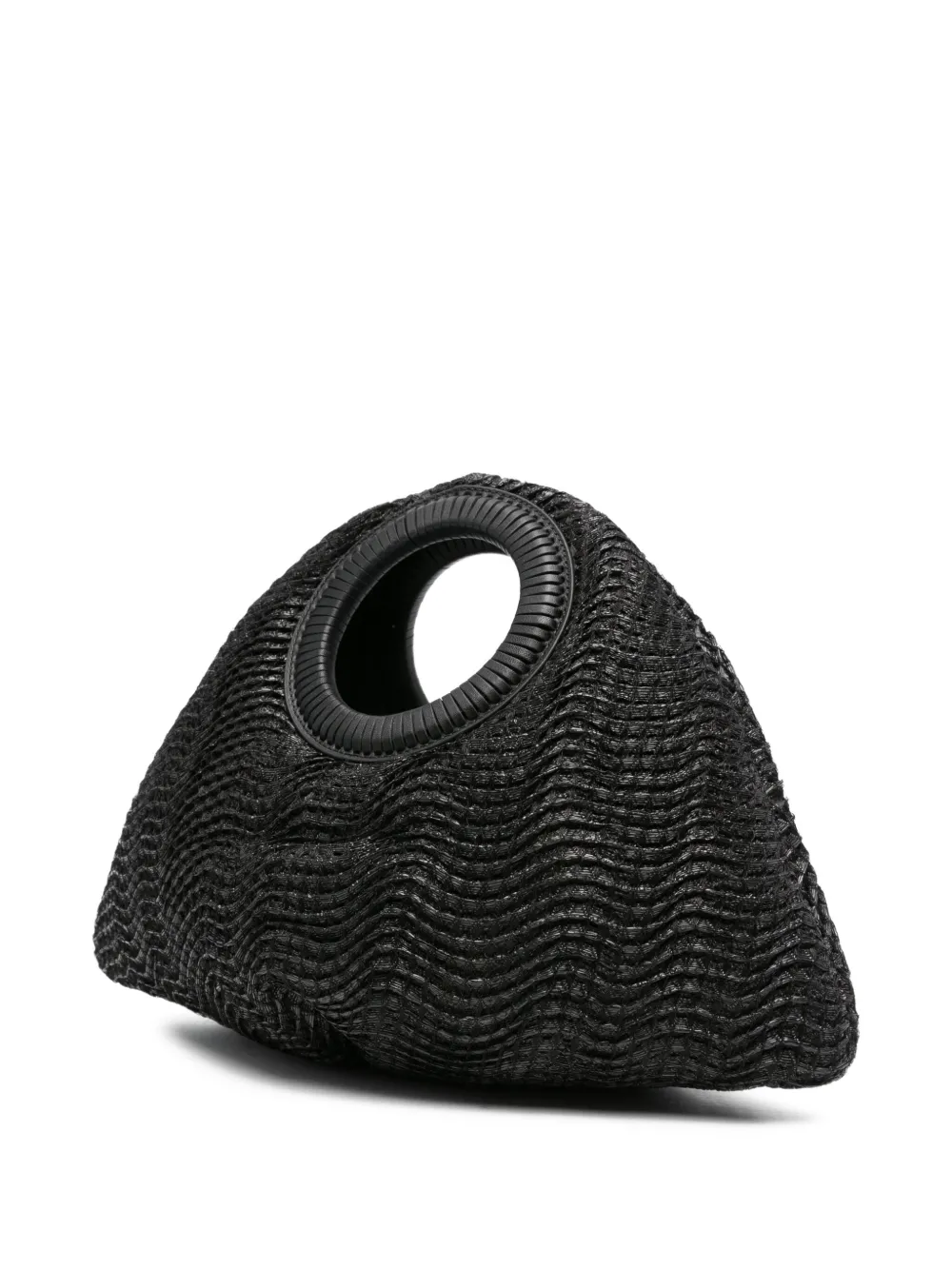 Cult Gaia Thais shopper met golvende textuur en handgreep Zwart