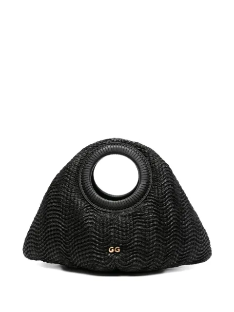Cult Gaia Thais wave-textured top-handle tote bag