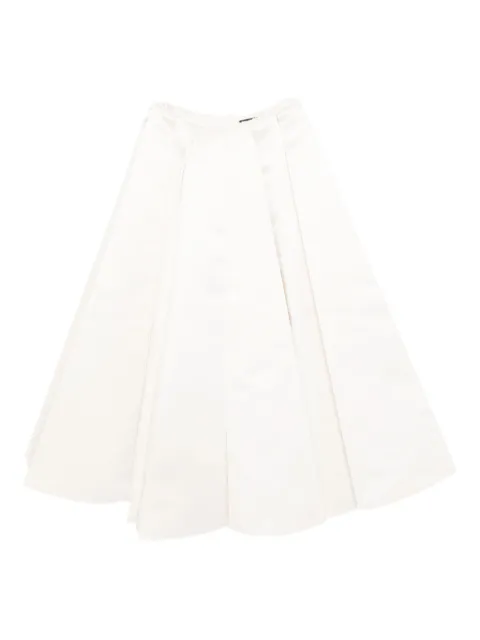 A.W.A.K.E. Mode satin panelled skirt