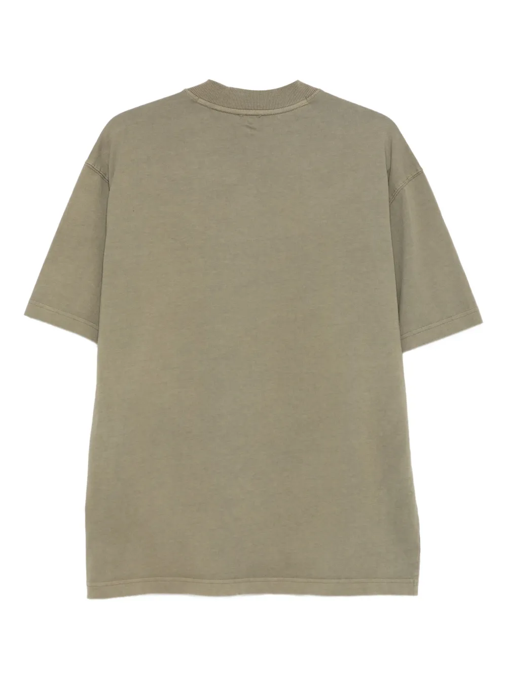 BOSS T-shirt met logodetail - Groen