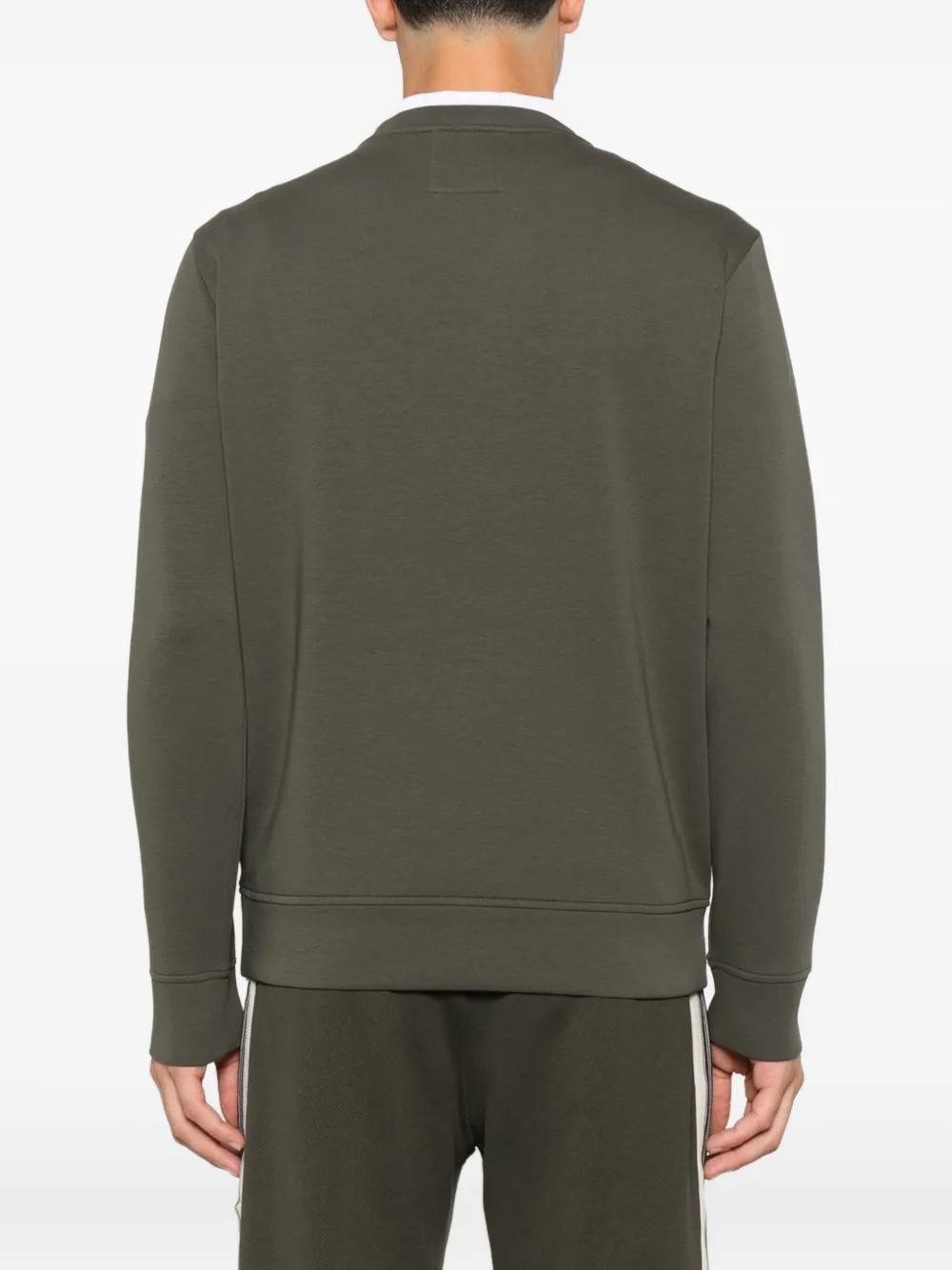 Emporio Armani Sweater met logopatch Groen