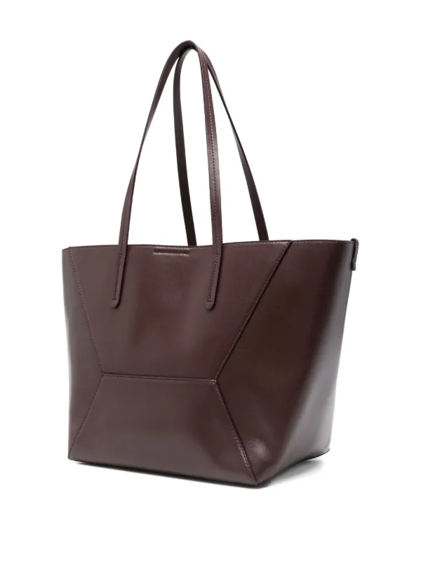 【関税＆送料込み】Brunello Cucinelli Dc Duo Leather Tote B Brunello Cucinelli BC Duo Leather Tote Bag | Brown | FARFETCH