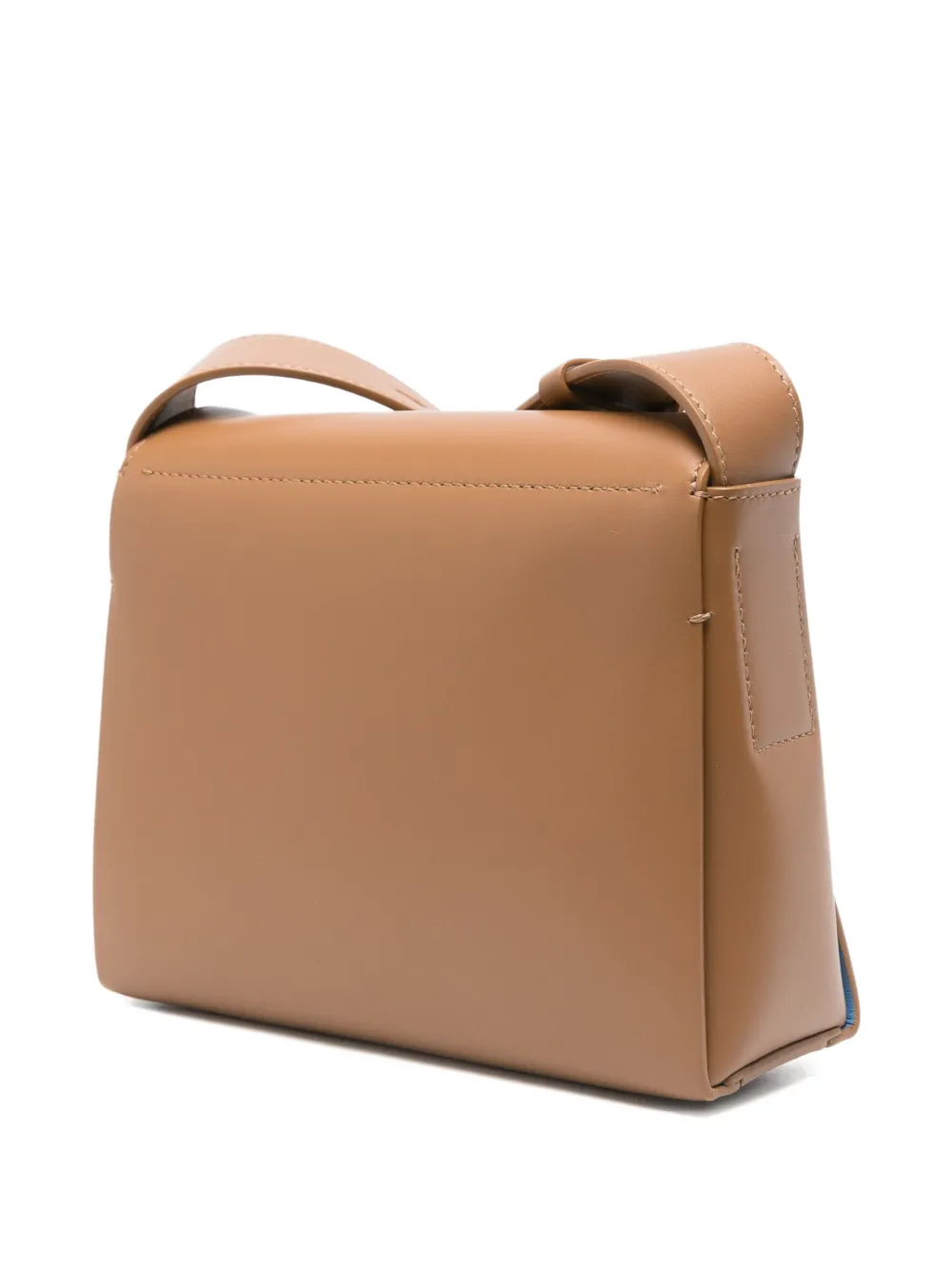 Jil Sander Schoudertas met logoprint Bruin