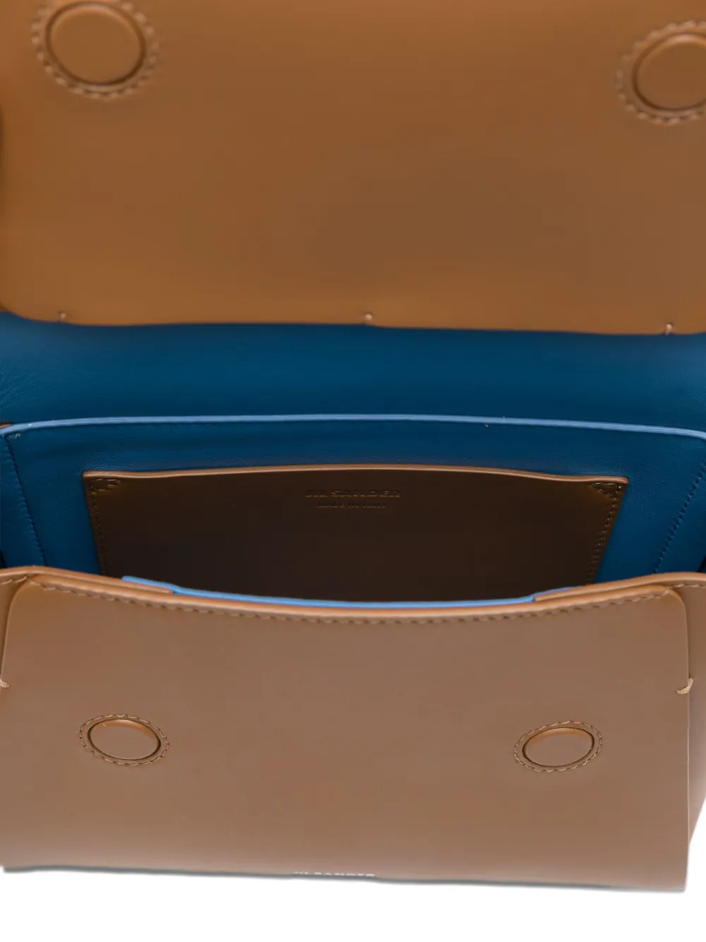 Jil Sander Schoudertas met logoprint Bruin