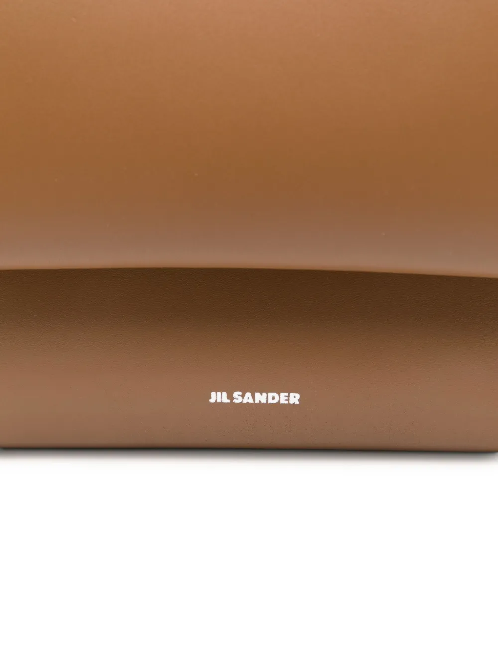 Jil Sander Schoudertas met logoprint Bruin