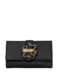 Just Cavalli snake-buckle wallet - Black