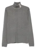 Emporio Armani turtleneck virgin-wool sweater - Blue
